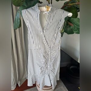 Lucy Paris (Bloomingdale’s) blue and white striped dress Size M